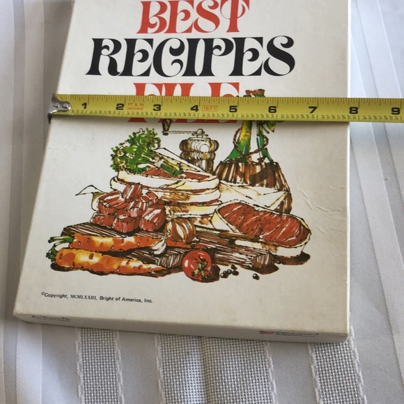 Bright of America best recipes file never been used vintage - Picture 4 of 6
